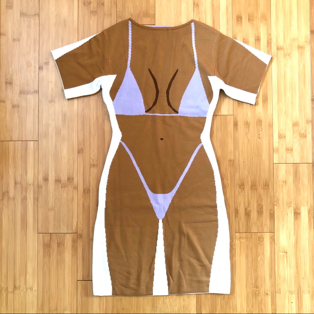 💸sold💸 Fashion Brand Company Bikini Knit Dress S - Picture 1 of 6